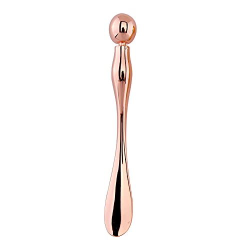 WOIWO 1 PCS Metal Cosmetics Dipping Spoon Cream Shovel Spoon Beauty Mask Small Spoon Eye Cream Stick (silver)