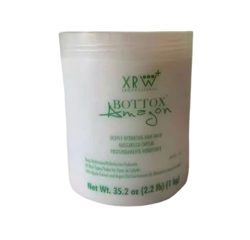 Hair Bottox Amazon XRW with Argan Oil and Apple Extract. Intense Hydration, Reduces frizz, Replenishes Hair Mass
