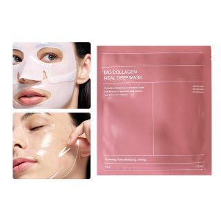 Bio-Collagen Sleeping Mask ā Intense Hydration & Firming Treatment, Korean Skincare, Overnight Facial Mask for Women, 4-Pack