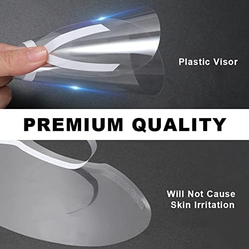 30 PCS Face Shield for Shower, Clear Eyebrow Shower Visor for Adults Eyelash Extensions, Eyelid Surgery, Lash Aftercare for Salon Supplies Eyelash Extensions
