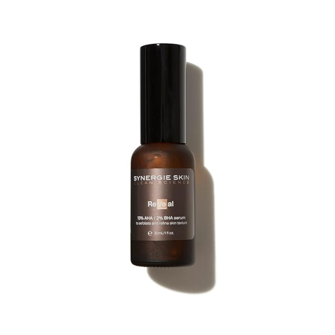 Synergie Skin - ReVeal, Exfoliating Face Serum, Pore Minimizer for Face with AHA BHA Exfoliant, Lactic Acid Serum for Reducing Breakouts and Improving Skin Tone, 30 ml