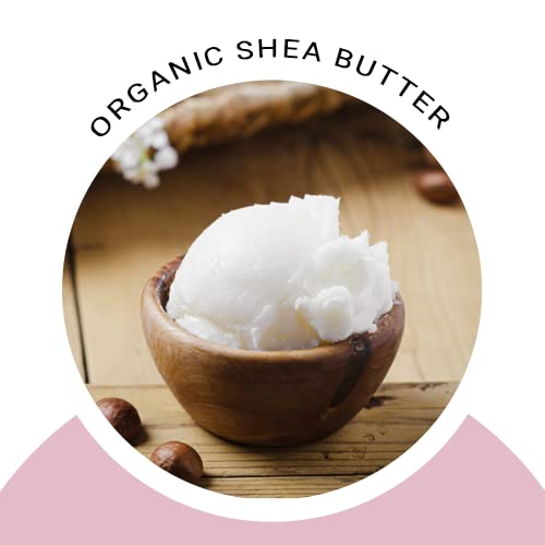 GLIMMER GODDESS Organic Whipped Body Butter- Morrocan Mint, Vegan, 24 Hr Hydration, Less Stretch Marks, All Skin Types, Child-Safe, Organic, 8 oz