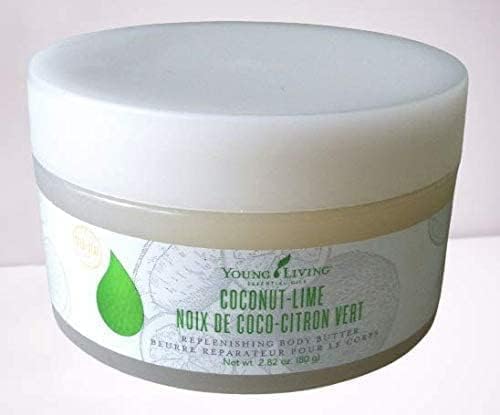 Young Living Coconut-Lime Replenishing Body Butter - Indulge in Soft & Smooth Skin, Embrace Luxurious Natural Moisturizer, Moisturizing Body Lotion, Daily Skin Care - 2.82 oz