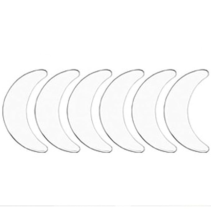 6 Pieces Silicone Eye Patches, Reusable Eye Wrinkle Patches For Dark Circles, Fine Lines, Wrinkles, And Puffiness.