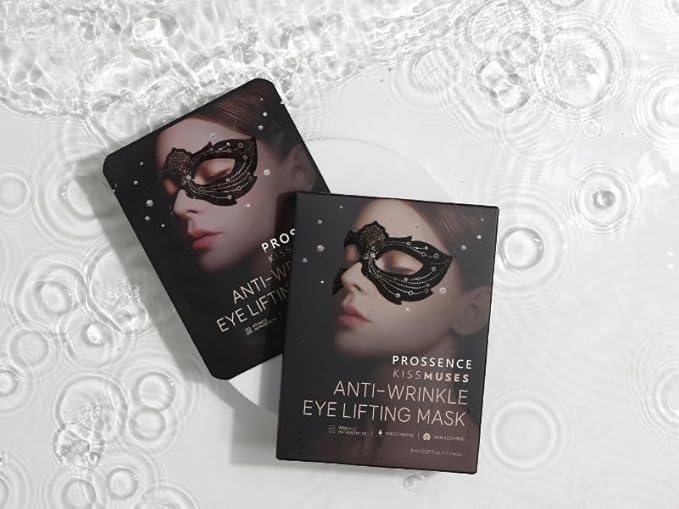 X Prossence Eye Lifting Mask β 7 Pack (8 mL Each) | Firming & Revitalizing Under Eye Treatment for Puffiness, Fine Lines & Dark Circles | Peptides + Fig Extract