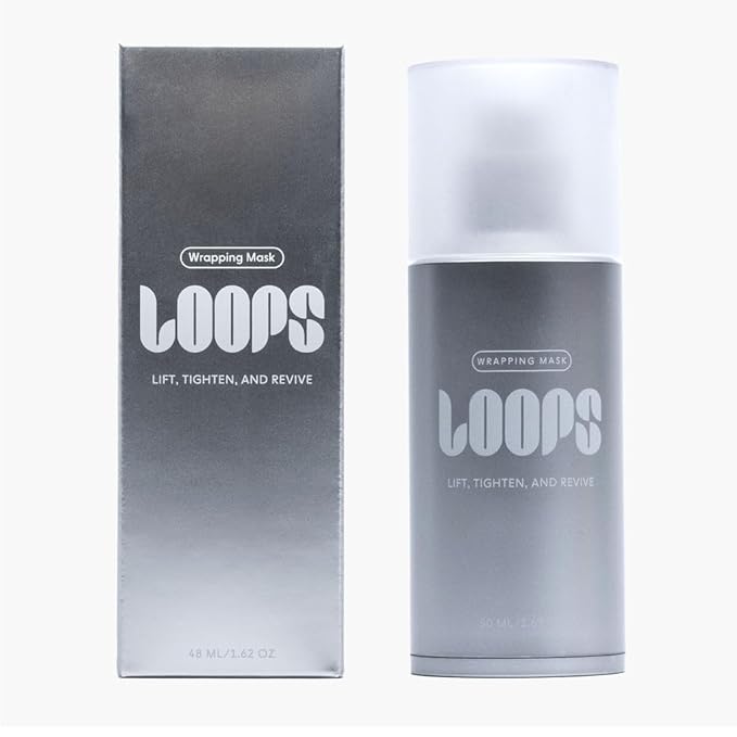 LOOPS Wrapping Mask - Korean Face Masks Lifts and Firms Skin - Anti-Aging Skincare - Skin Tightening Facial Masks - Overnight Collagen Night Wrapping Mask - No Parabens, Sulfates, & Phthalates