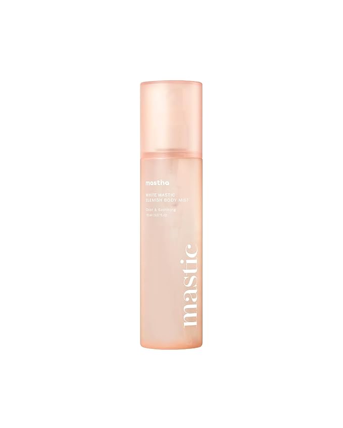 MASTINA White Mastic Body Mist (5.1fl oz) Soothes & Cools Body Spray Fermented Mastic Gum