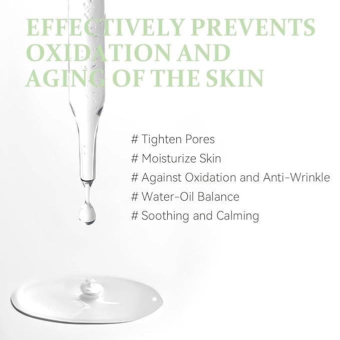 Pore Firming Ampoule, Pure Natural Herbal Extracts Face Serum, Pore Minimizer for Sebum Control and Pore Care, Gentle&Non-Irritating, Suitable for Sensitive Skin(1fl.oz)