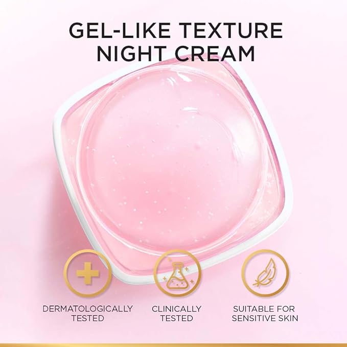 L'Oreal Paris Glycolic Bright Glowing Night Cream, 15ml |Overnight Brightening Cream with Glycolic Acid that Visbily Minimizes Spots & Reveals Glowing skin