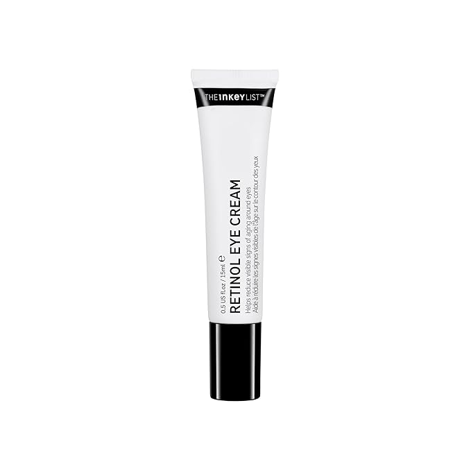 The INKEY List Retinol Eye Cream 0.5 oz/15ml, Reduce Wrinkles and Fine Lines, Night Cream, Vegan Friendly, Suitable For All Skin Types