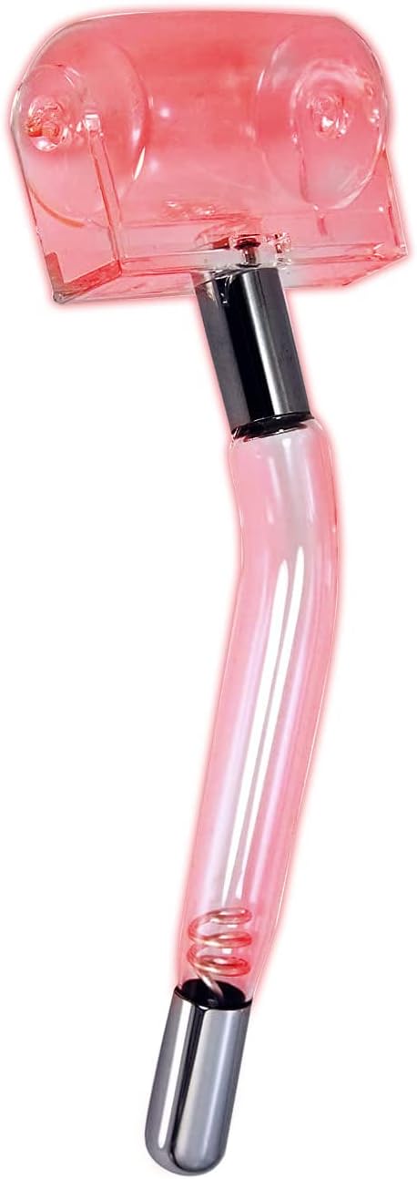 Electrode Wand Glass Tube Handheld Spare Parts for Hi Frequency Instrument Elitzia ETHB01(Orange Roller)