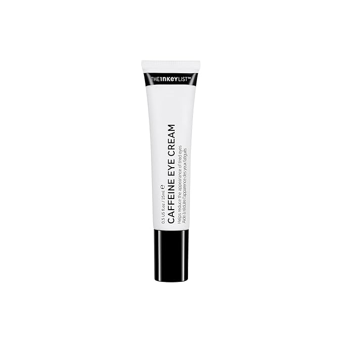 The INKEY List Caffeine Eye Cream, Reduce Eye Puffiness and Dark Circle, Blur Fine Lines, 0.5 fl oz