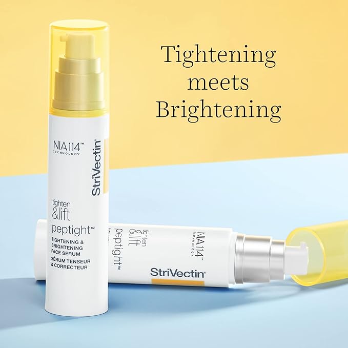 StriVectin Tighten and Lift Peptight Tightening and Brightening Face Serum with Peptides for Even Skin Tone, 1.7 Fl Oz