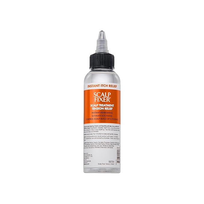 Red by Kiss Scalp Fixer Dry & Itchy Scalp Treatment Instant Cooling Sooth, Hydration & Buildup Control, Detoxify & Balance Healthy Hair (4 fl.oz, Witch Hazel(Scalp Detox))