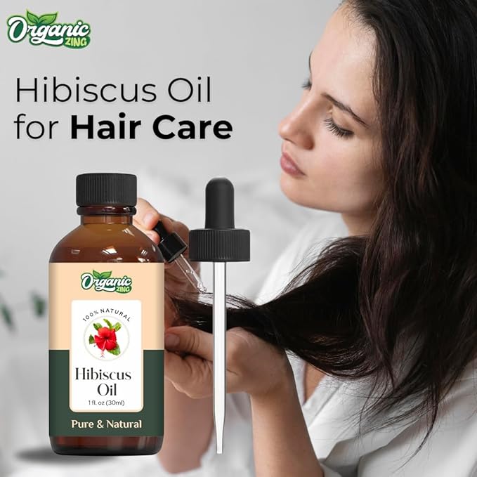 Hibiscus (Rosa sinensis) Oil | Pure & Natural Essential Oil for Skincare, Hair Care & Massage- 30ml/1.01fl oz