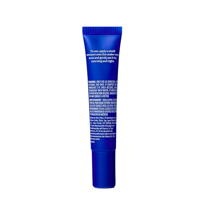 Harry's Brightening Under Eye Cream for Dark Circles, 0.5 Fl Oz, 2 Pack
