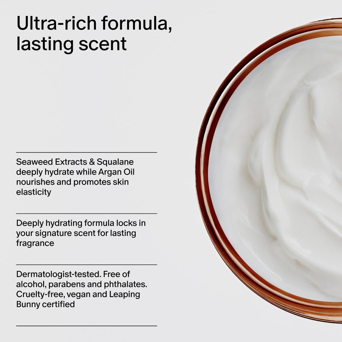 Salt & Stone Body Cream – Saffron & Cedar | Hydrating Formula with Seaweed Extracts, Spirulina & Squalane | Deep Hydration, Skin Barrier Support & Healthy Glow | for all Skin Types (6.7 fl oz)