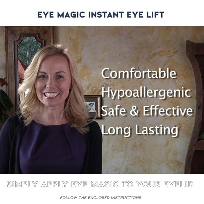 Premium Eye Lift (S/M Kit + Gel) Made in America Instantly Lifts and Defines Droopy, Sagging or Hooded Eyes Safe for Daily Use