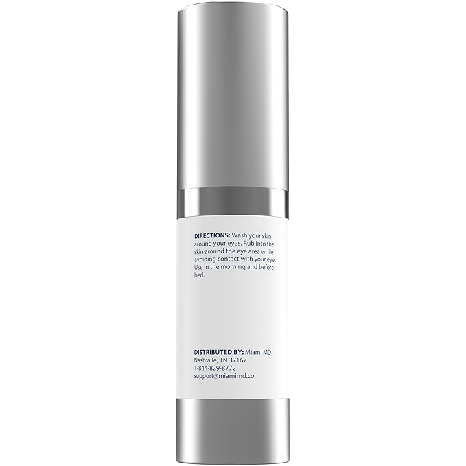 Eye Serum (15ml) Under Eye Treatment for Dark Circles, Crow's Feet & Eye Bags - Eye Serum for All Skin Type - Anti-Aging Under Eye Cream - Reduces Eye Puffiness - For Day & Night Time Use - 3 PACK