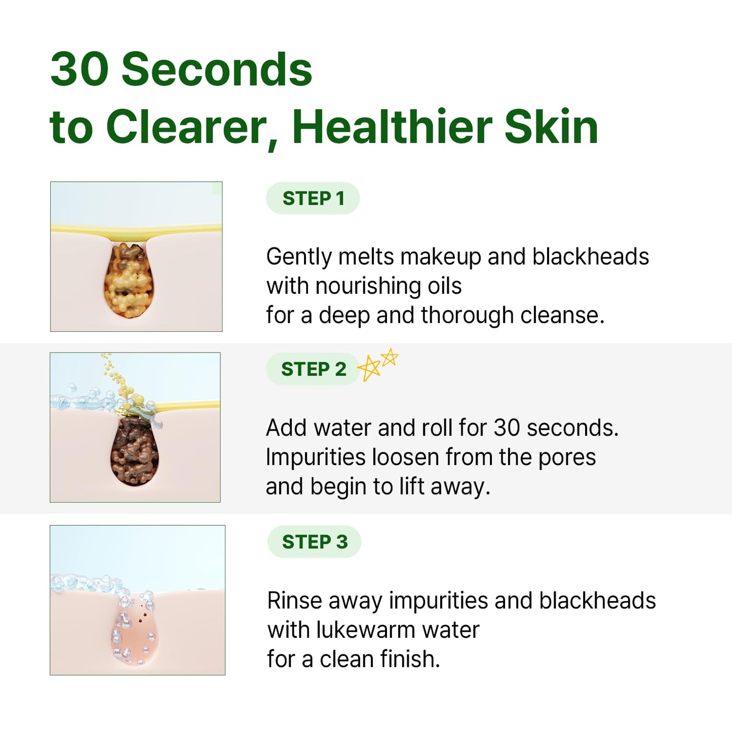 AVCA Green Herb Blackhead Cleansing Oil — Makeup & Blackhead Remover, Plant-Based Oils with Vitamin E & Squalane, Lightweight Pore Cleanser, Korean Skincare for Normal/Oily Skin, 6.76 fl oz (200 mL)