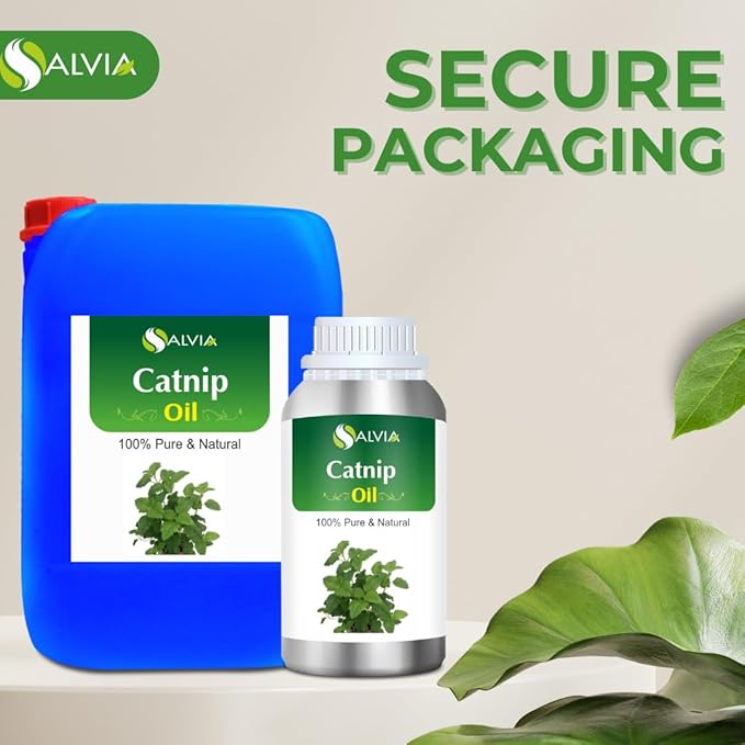 Catnip (Nepeta cataria) Essential Oil 100% Pure & Natural Undiluted Uncut Oil | Best for Aromatherapy (500 ml (16.9 oz))