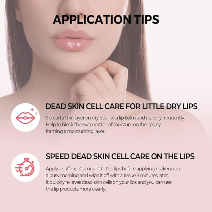 Klavuu Lip Mask Set (2PCS) – Overnight Deep Hydrating Korean Lip Balm Treatment for Very Dry, Chapped Lips | Lip Lightening & Plumping with Instant Hydration | Gentle Exfoliating (Vanilla & Vanilla)