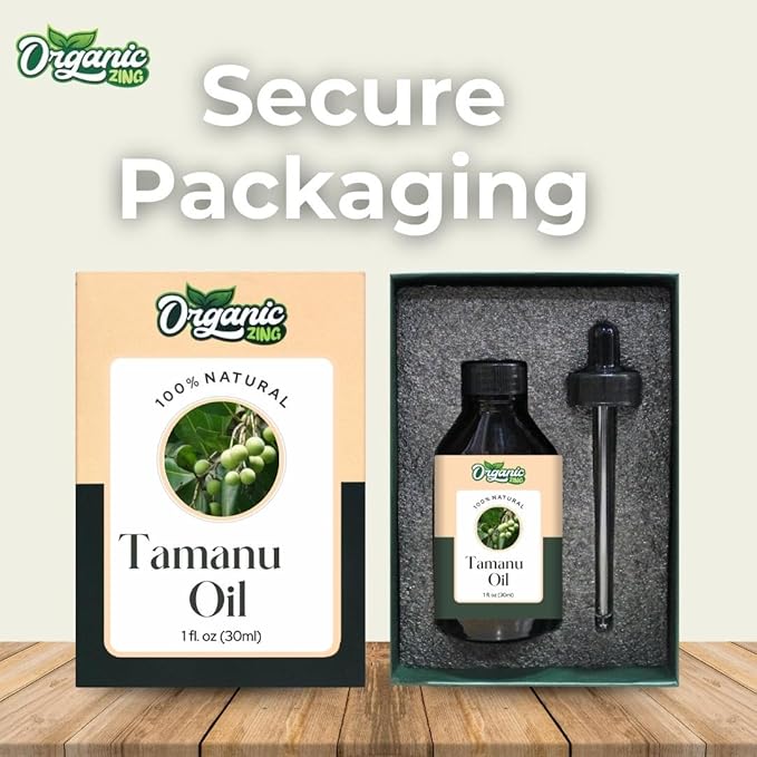 Tamanu (Calophyllum inophyllum) Oil Pure & Natural for Skin, Face, Hair Care, Aromatherapy & Massage 30ml/1.01fl oz