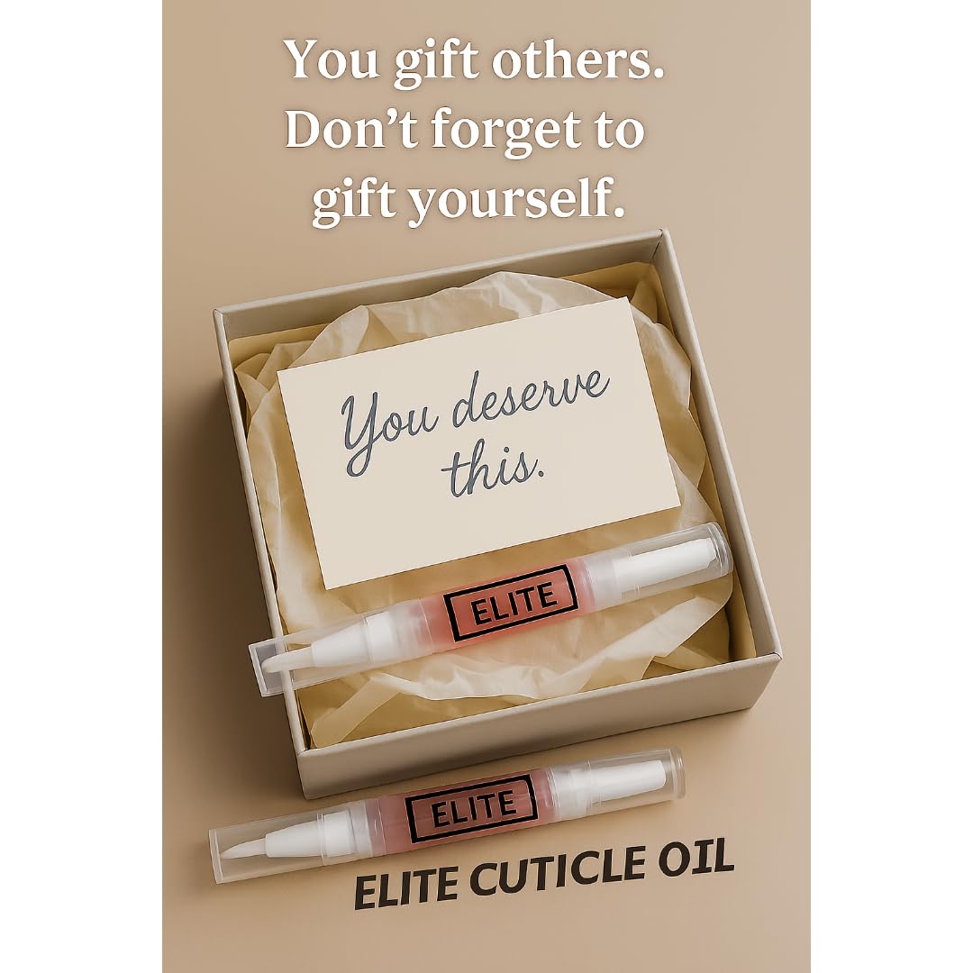 Elite Cuticle Oil Pen (Lily) – Gentle Hydration for Nails & Cuticles with Jojoba Oil & Vitamin E – Floral Nail Care Oil (3ML)