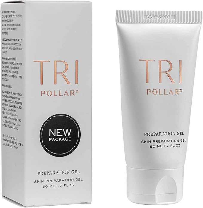 TriPollar STOP Preparation Gel 50ml (X2) - High Radio Frequency Skin Tightening Facial Machine Gel - Professional Home RF Anti-Aging Formula - Compatible STOP Devices - FDA Cleared