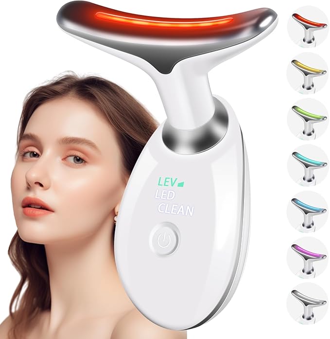 3 in 1 Face š²cuIpting Tool, 7 Color Mode, Facial Massager for Face and Neck, at-Home Facial Beauty Dešice for Skin Care, Face š²cuIpting Wand