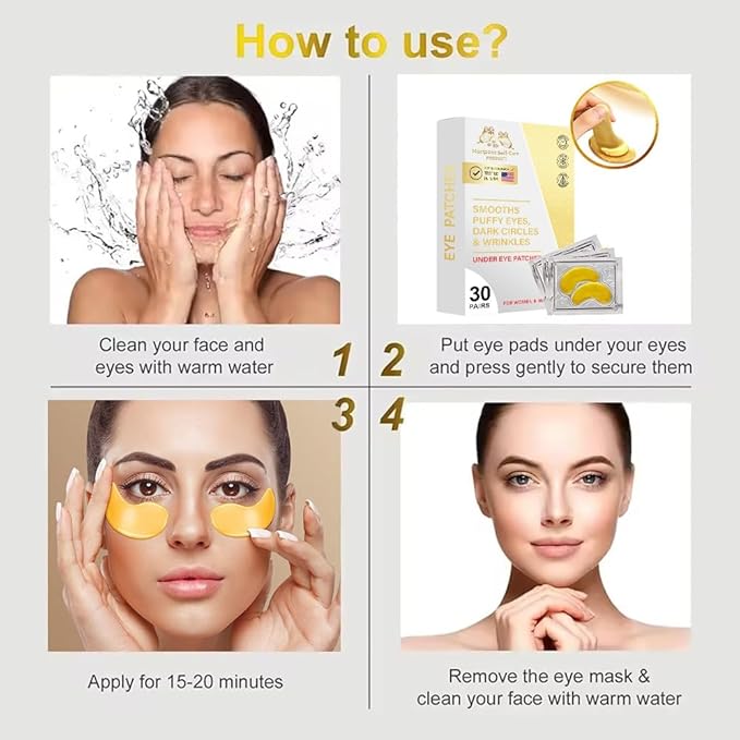 24K Gold Eye Masks