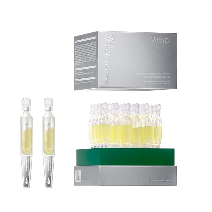 Hydrating Skincare Set – Amino Acid Face Wash + Hyaluronic Acid Ampoules + Oil Suspension Serum for Deep Repair, Glow & Sensitive Skin Care