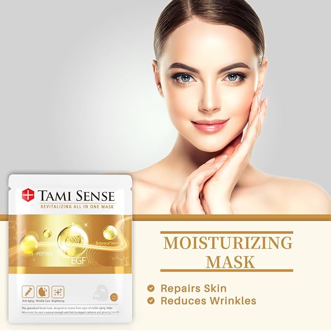 33ml Essence Best Moisturizing Face Mask For Korean Skincare - Sheet Masks with 33ml Serum Vitamin B Complex Rice Extract Collagen & Face Moisturizer for women men (15 Masks)