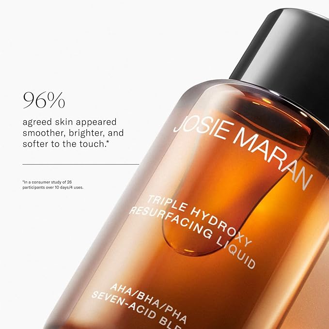 Josie Maran Anti Aging Skincare Set - Includes Triple Hydroxy Gentle Face Exfoliant, Argan Milk Serum, Intensive Hydration Nightly Face Cream & 100% Pure Argan Oil (4 Count)