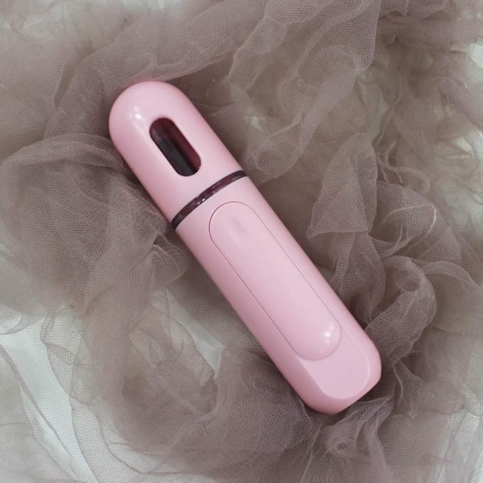 Nano Facial Mister, Portable Mini Cool Mist Facial Steamer Moisturizing Hydrating Face Sprayer for Skin Care, Makeup, Cleaning Pores,Eyelash Extensions,Summer Cool (Pink)