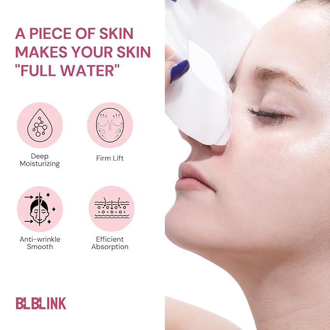 2 Pack Moisturizing Collagen Firming Hydrogel Mask 34gx10ea, Overnight Repair for Dry Skin, Collagen Face Masks, Firming & Anti-Aging, Hydrating Face Masks,Skincare