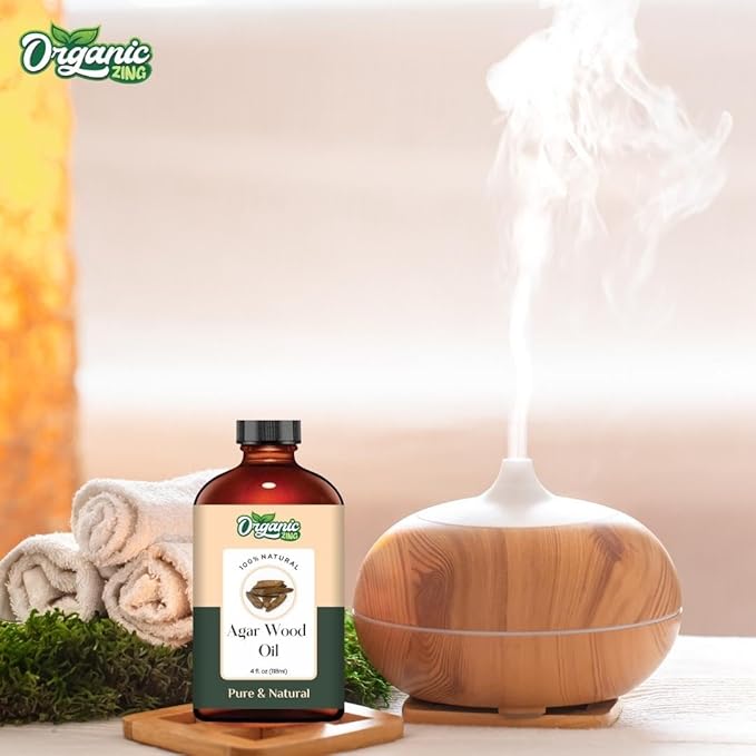 Agarwood (Aquilaria malaccensis) Oil | Pure & Natural Essential Oil for Skincare, Aroma & Diffusers - 118ml/3.99fl oz