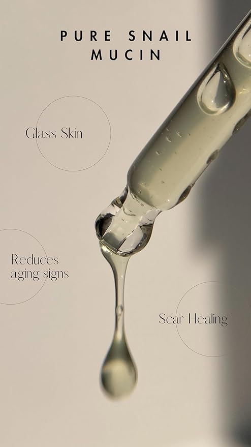Face Fresh Snail Mucin Serum + Peptides for Glass Skin – 97% Snail Essence Hydrating Serum 30 ml 1.0 fl.oz – Anti Aging Hyaluronic Acid Serum – Reduces Wrinkles, Acne, Scars & Moisturizes Skin