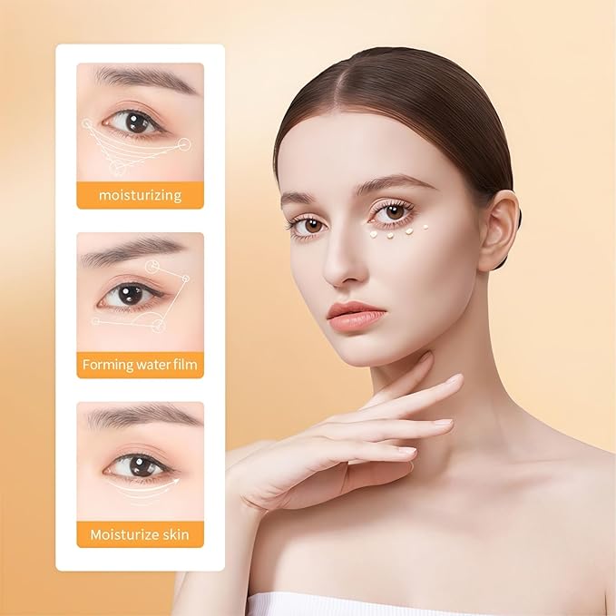 YP Eye Cream Under Eye Bags for Delicate Eye Area - Vitamin C Infused Formula Targets Tired Eyes, Puffiness & Skin Vitality, Lightweight Gel for All Skin Types (0.7 Fl Oz)