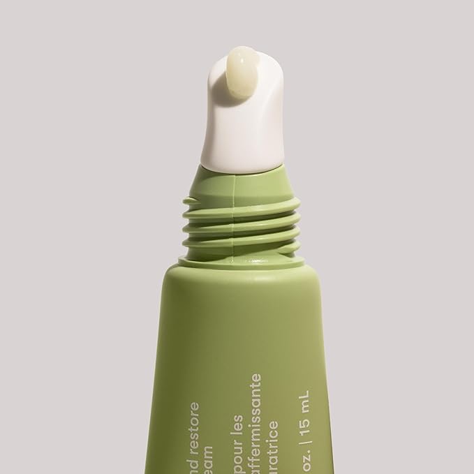 by Dr. B Firm and Restore Eye Cream, Lightweight Eye care for Dark Circles, Puffiness & Fine Lines with Peptides and Hyaluronic Acid, Paraben Free, Phthalate-Free, Travel-Friendly, 15ml