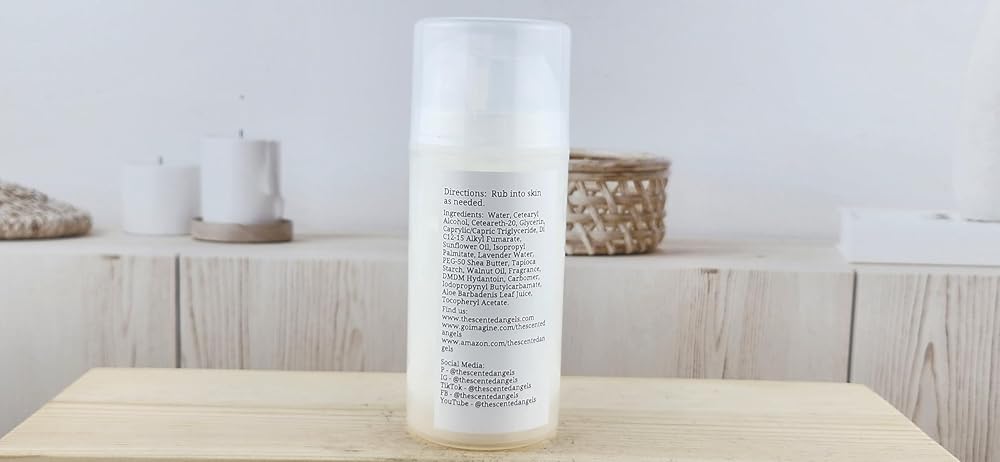 TSA Handmade Face and Body Cream, Moisturizer, Day and Night, Hydrate, Dry Skin, Sensitive, All Natural, Skin Care, Spa, Woman, Men, Calming Lavender