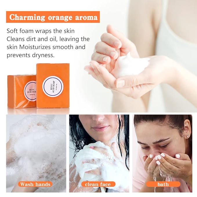 Under Eye Patches for Dark Circles and Smooth Wrinkles& LIYALAN kojic acid soap