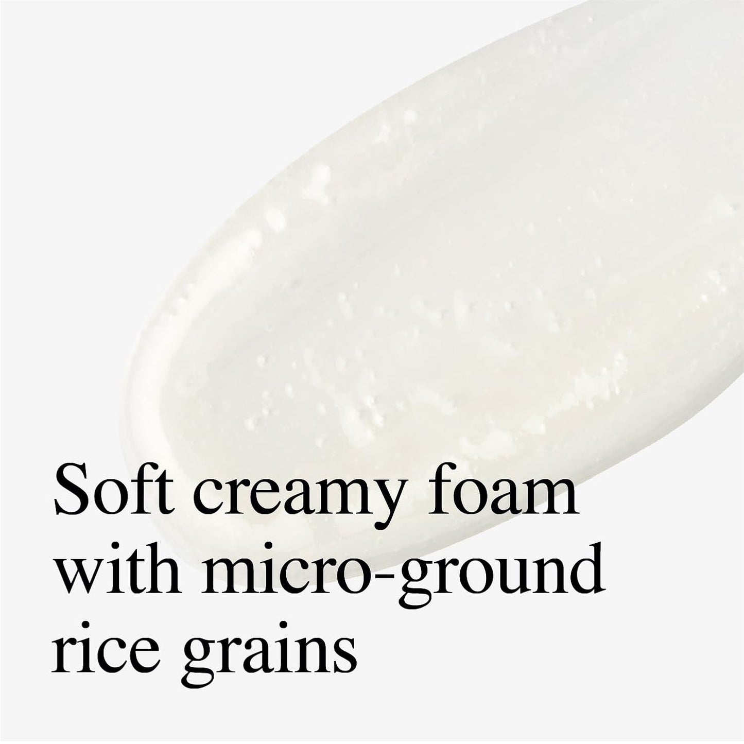 9Wishes Rice Foaming Cleanser - Pore Cleanser with Real Rice Powder for Gentle Exfoliation and Blackhead Removal, Korean Skin Care, 4 fl oz