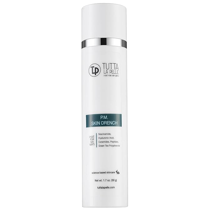 Anti Aging Night Cream - Intense Hydrating Face Moisturizer - Enriched with Hyaluronic Acid, Ceramide, Peptides, Excellent Night Face Cream - Fragrance Free - Light Feeling - 1.7 oz