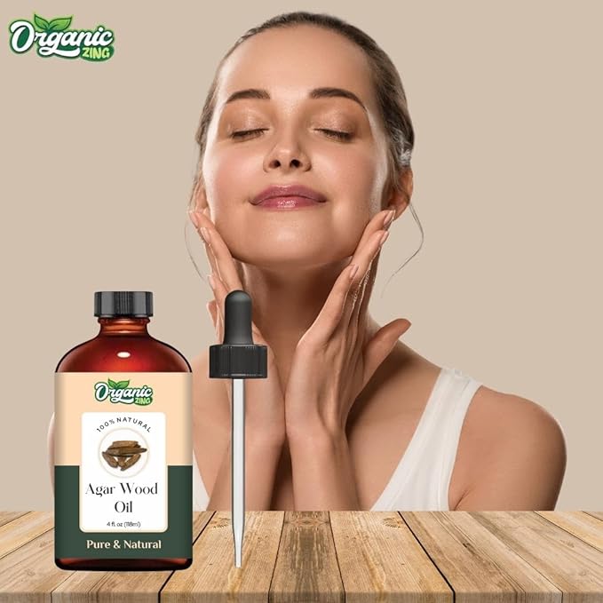 Agarwood (Aquilaria malaccensis) Oil | Pure & Natural Essential Oil for Skincare, Aroma & Diffusers - 118ml/3.99fl oz
