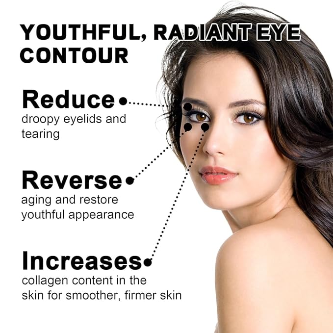 Instant Firm Eye Cream - Visibly Lift & Tighten Skin | Reduces Dark Circles, Puffiness & Fine Lines | Anti-Aging Hydration for All Skin Types