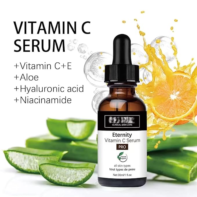 3PCS eternity vitamin c serum,Dark Spot Corrector Daily Face Serum,Vitamin C Serum for Face with Hyaluronic Acid