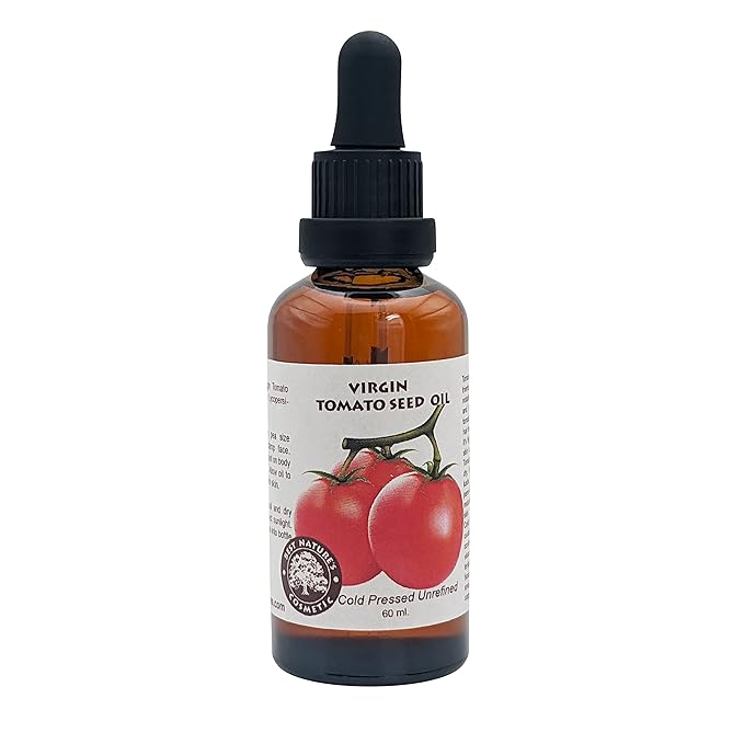 Best Nature's Tomato Seed Oil (Cold Pressed, Unrefined) - 2 oz - Natural Skin Care Moisturizer for Face, Body, Dry, Damaged Hair - Soothes Eczema, Psoriasis, Acne, Reduce Discoloration