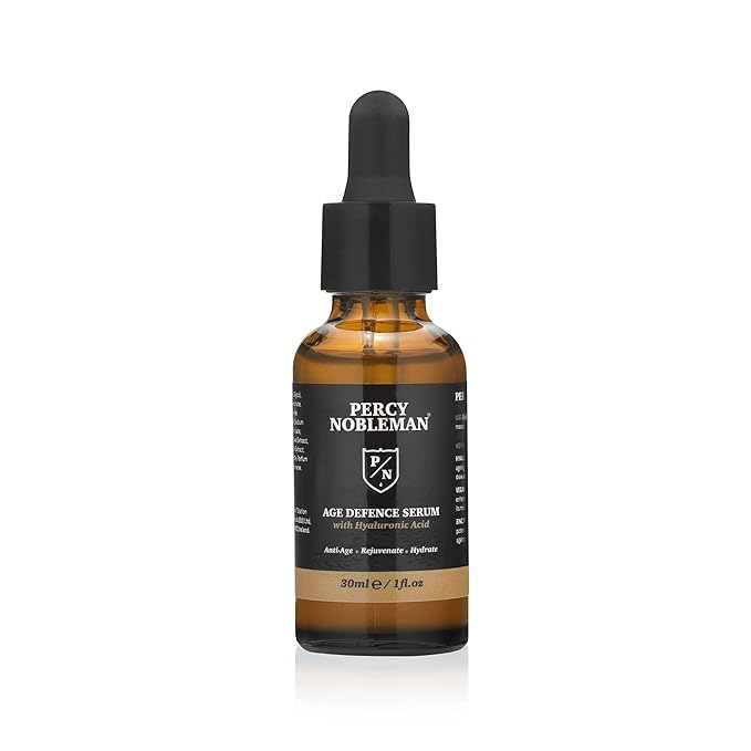 Age Defence Serum with Hyaluronic Acid, a face serum with a vitamin-rich formula to help tackle signs of ageing, 30ml