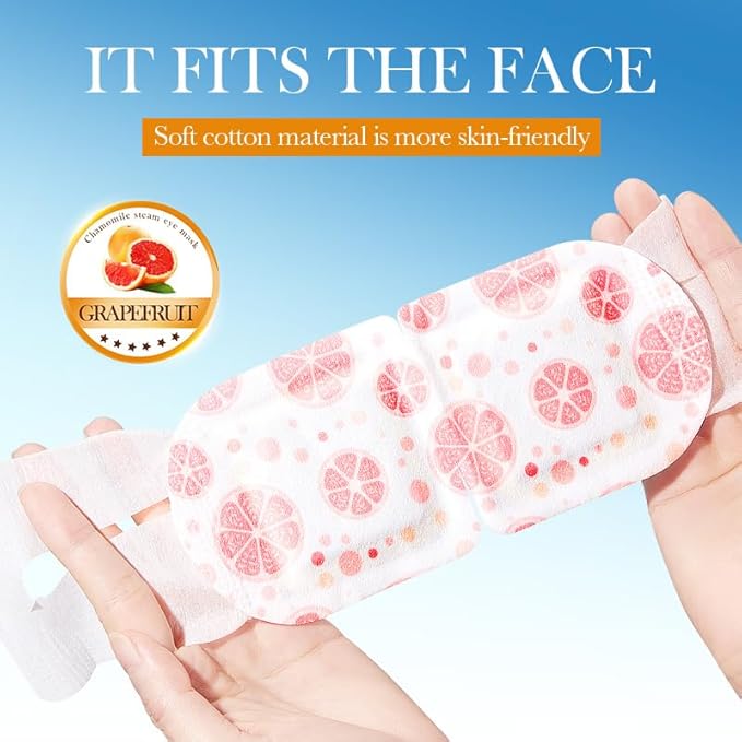 20 Packs steam eye masks for dry eyes,rest self heating eye mask,self warming steam mask,steam eye masks disposable for spa warm compress for eyes travel gifts stress relief